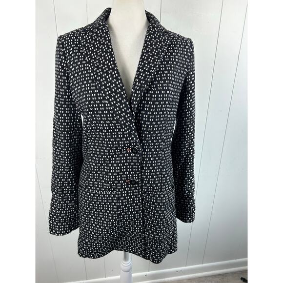 Anthropologie Filipa Textured Blazer in Black and White. Size XS - Picture 6 of 8
